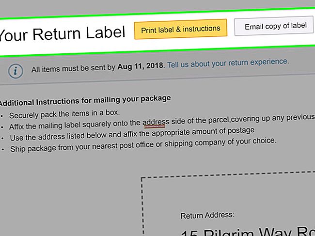 Как да изпратите нещо обратно от Amazon